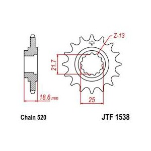 PINON 1538 - 15 OEM GOMA JT